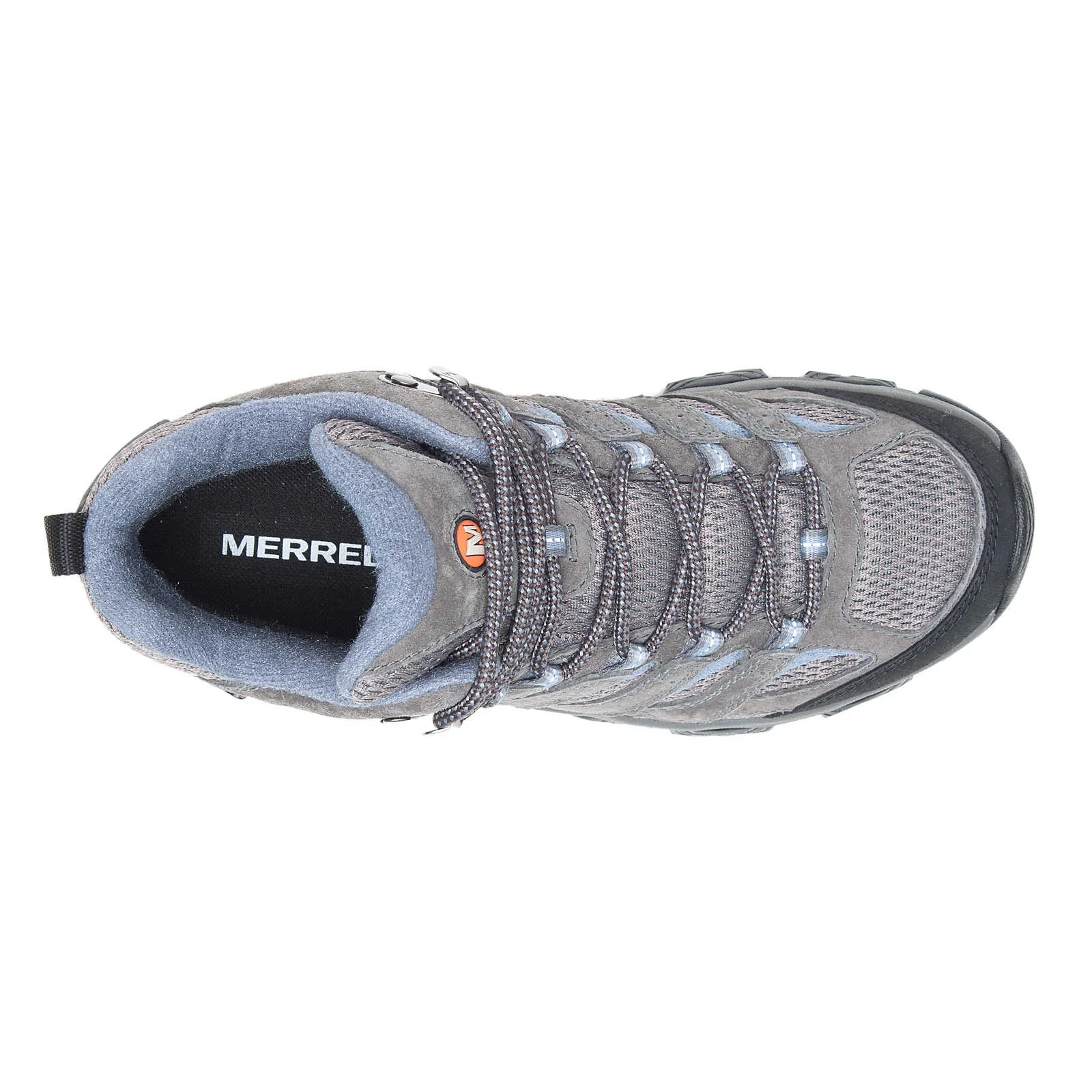 Merrell Women's Moab 3 Mid Waterproof Wide Width Hiking Shoe- Granite - Image 3