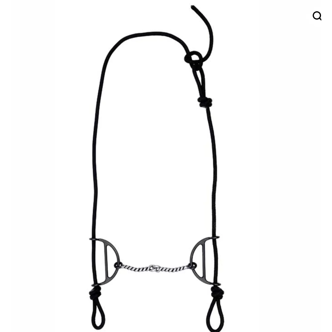Metalab Twisted Wire Sliding Headstall Gag Bit