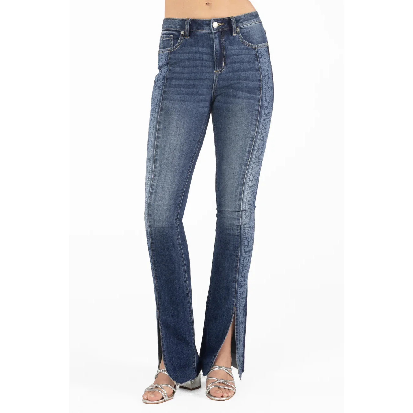 Miss Me High-Rise Skinny Bootcut - Medium Dark - Image 2