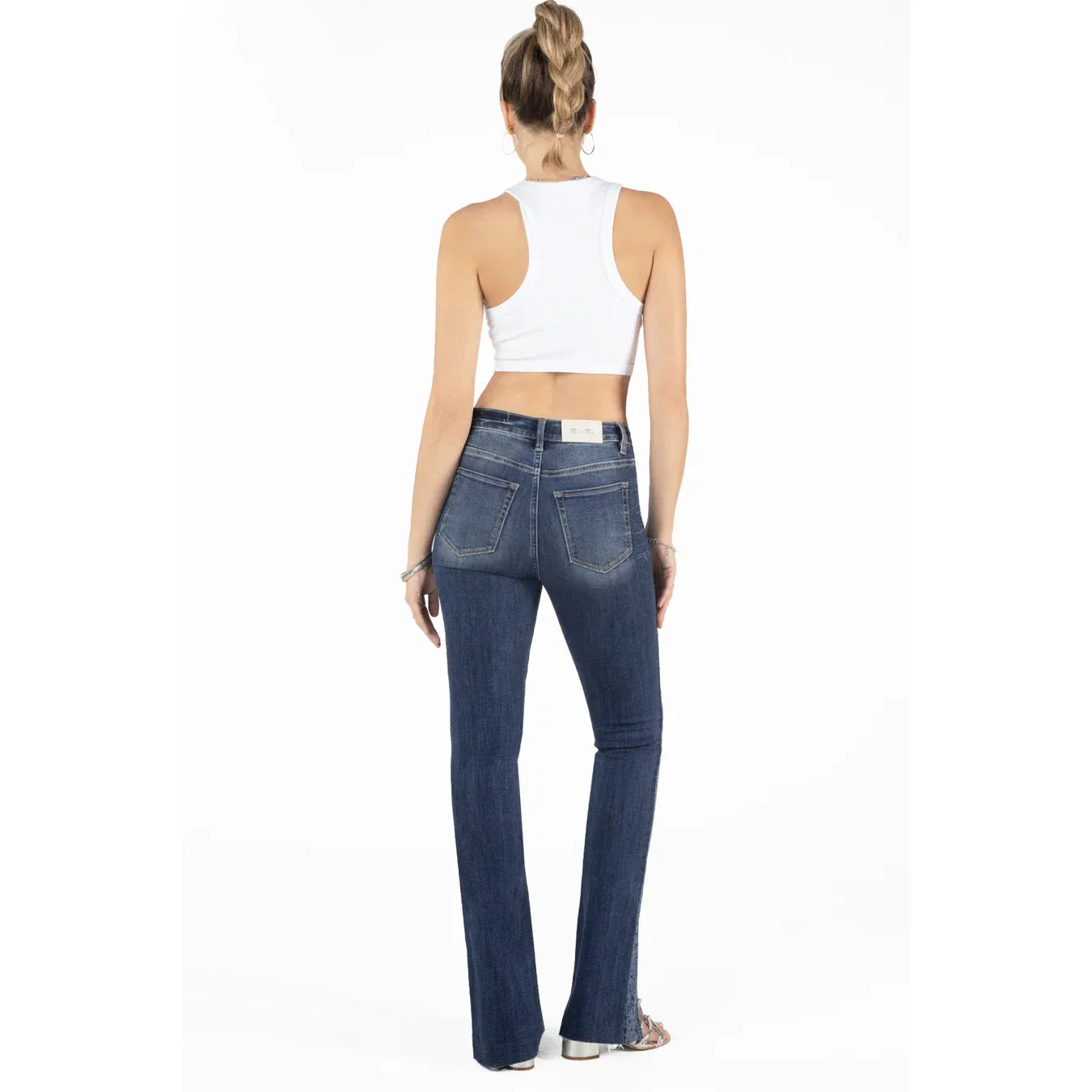 Miss Me High-Rise Skinny Bootcut - Medium Dark - Image 3