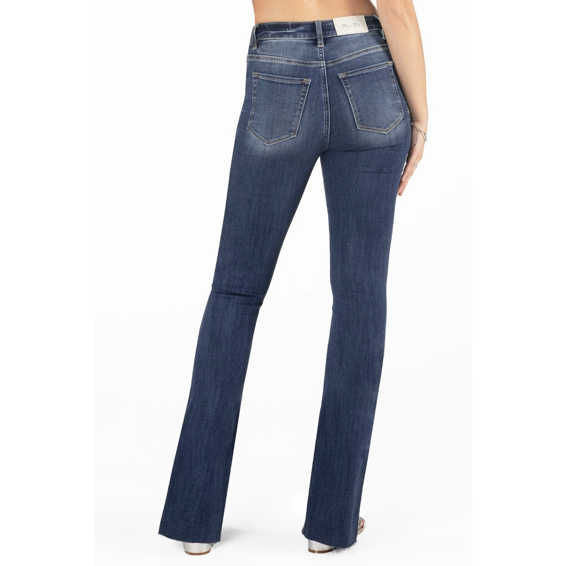 Miss Me High-Rise Skinny Bootcut - Medium Dark - Image 4