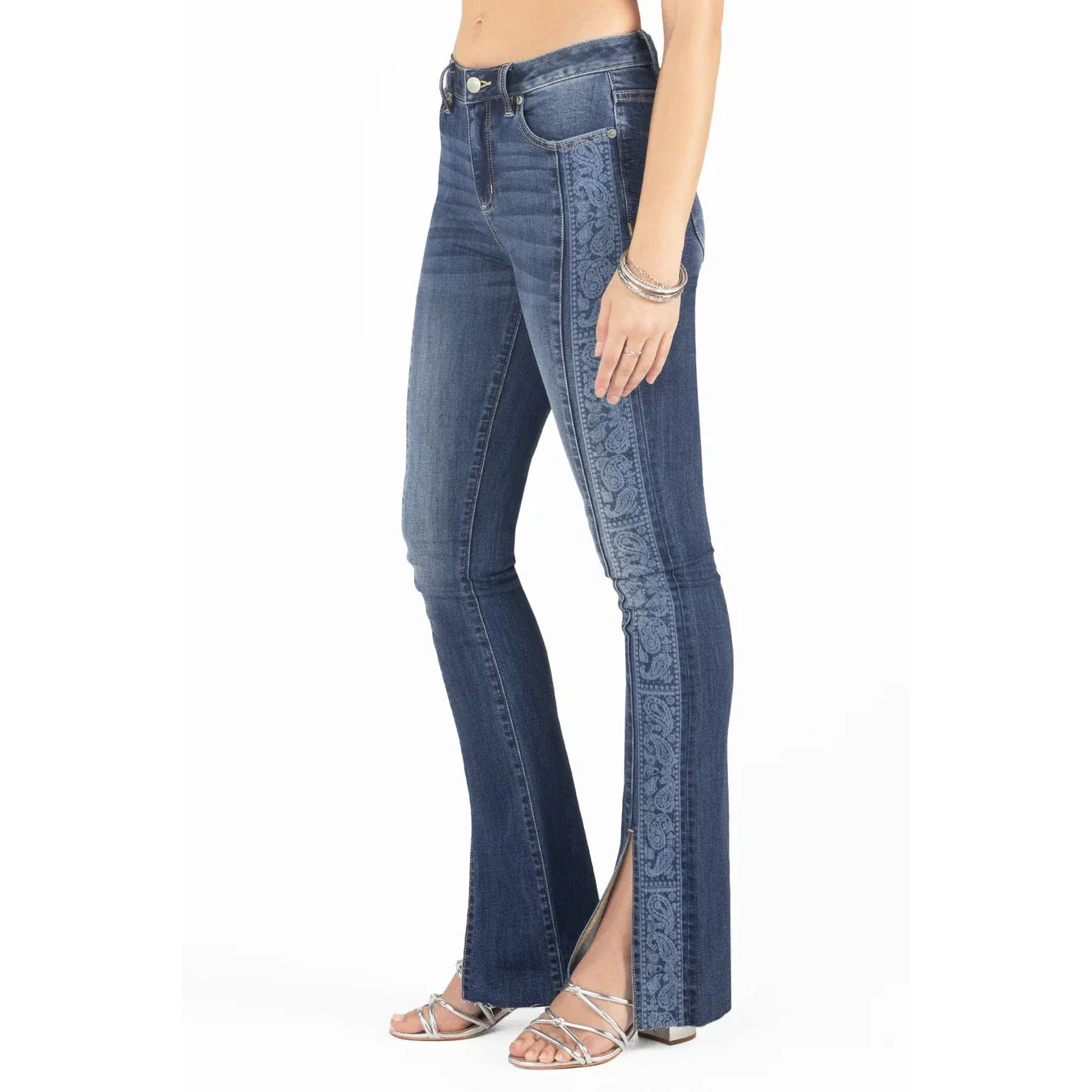 Miss Me High-Rise Skinny Bootcut - Medium Dark - Image 5