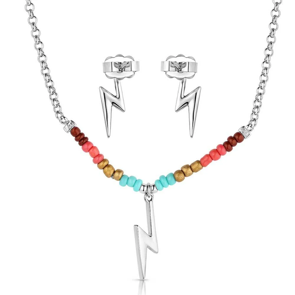 Montana Silversmith Colorstruck Lightning Bolt Beaded Jewelry Set - Image 4