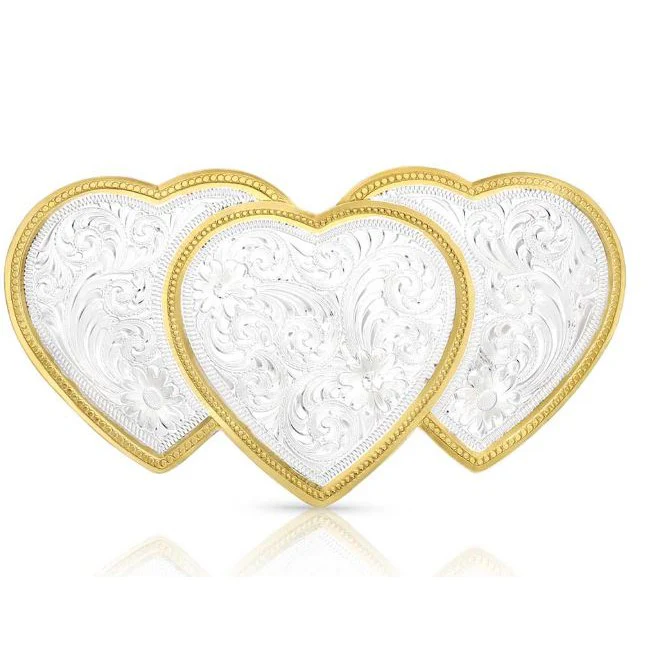 Montana Silversmith Pure Triple Heart Barrette