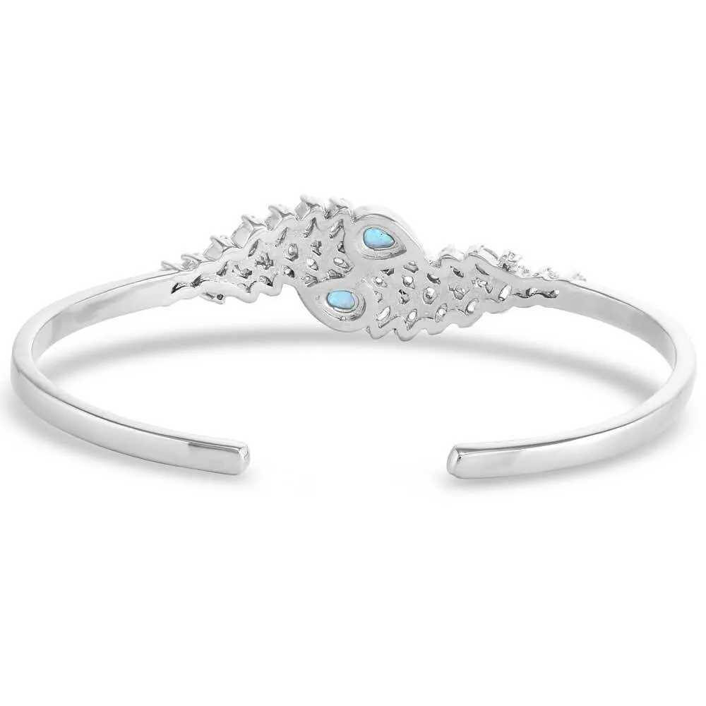 Montana Silversmiths Mystic Falls Opal Crystal Cuff Bracelet - Image 2