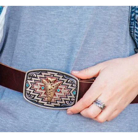 Montana Silversmiths Radiating Center of it All Arrow Buckle - Image 2
