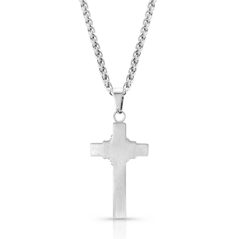 Montana Silversmiths Rope Wrapped Cross Necklace - Image 3