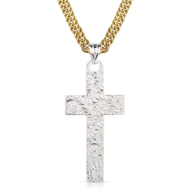 Montana Silversmiths Sunrise Mesa Cross Necklace - Image 2