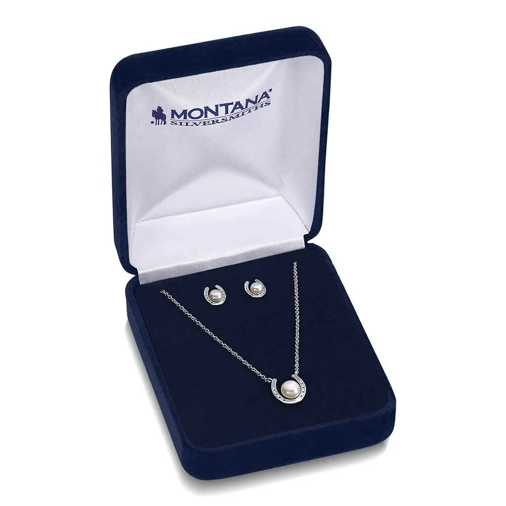 Montana Silversmiths Delicate Embrace Pearl Jewelry Set - Image 3