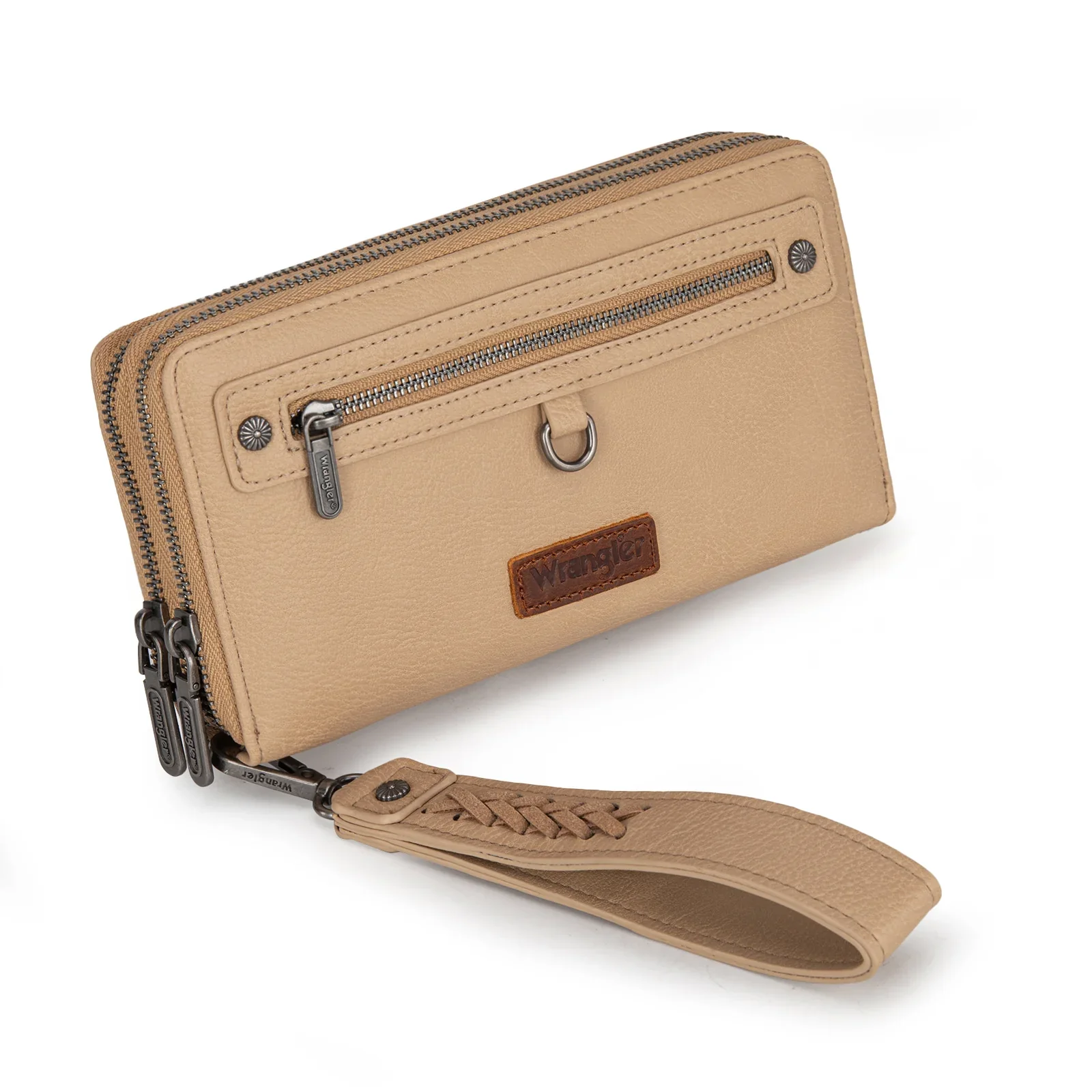 Wrangler Dual Zipper Compartment Large Wallet- Multiple Colors - Image 3