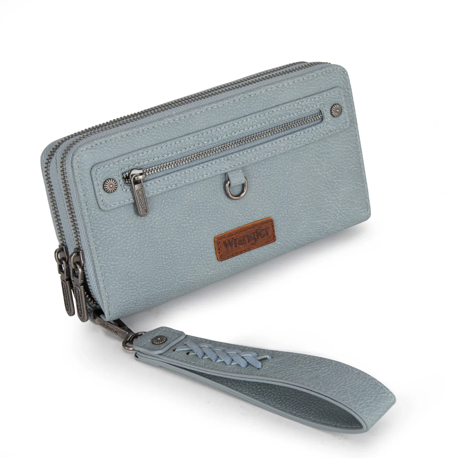 Wrangler Dual Zipper Compartment Large Wallet- Multiple Colors - Image 4