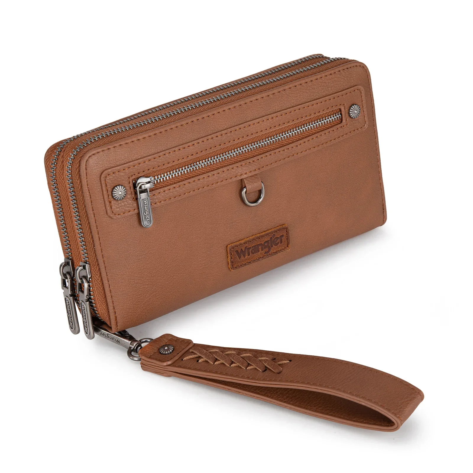Wrangler Dual Zipper Compartment Large Wallet- Multiple Colors - Image 5