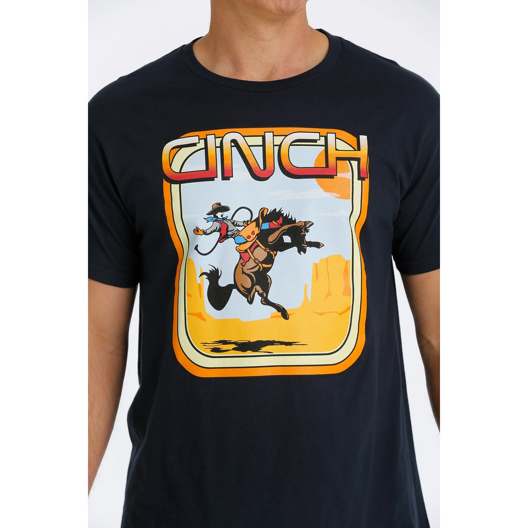 Cinch Men's Cinch Bronc Tee - Navy