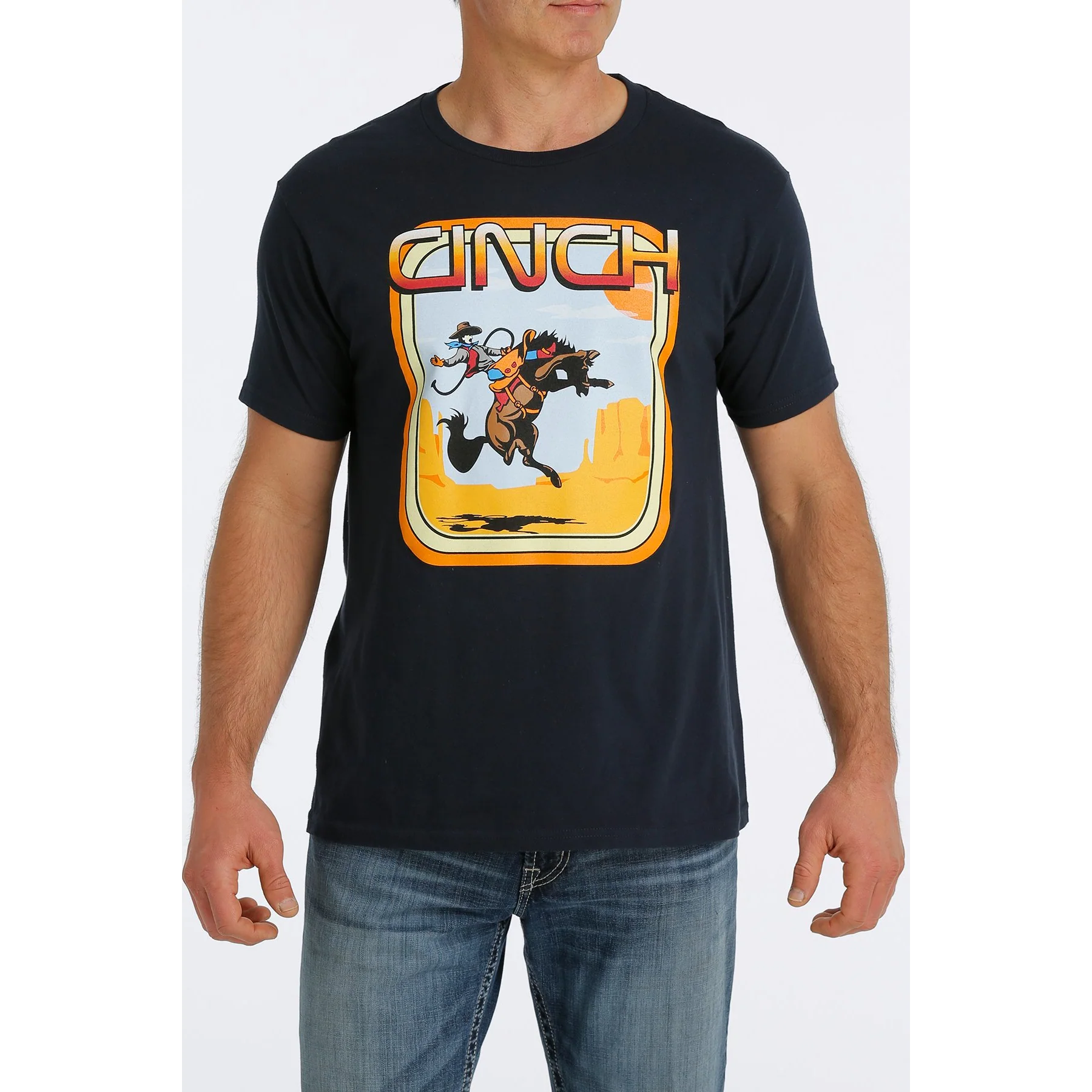 Cinch Men's Cinch Bronc Tee - Navy - Image 2