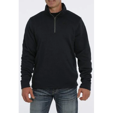 Cinch Mens 1/4 Zip Sweater Navy *FINAL SALE*