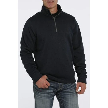Cinch Mens 1/4 Zip Sweater Navy *FINAL SALE* - Image 4