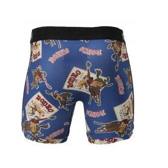 Cinch Mens 6" Rodeo Boxer Brief  Royal - Image 2
