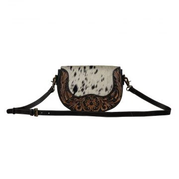 Myra Rio Swoop Bottom Hand Tooled Bag