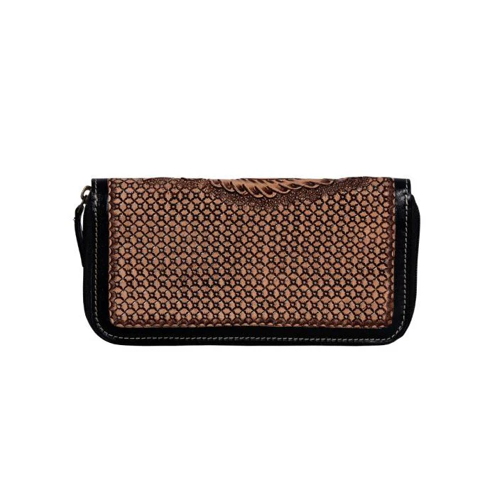Myra Women's Spirit of the Herd Hand-Tooled Wallet - Image 2