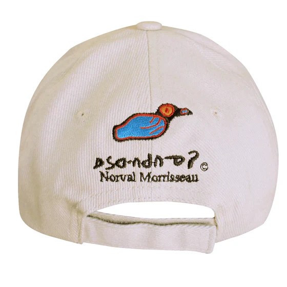 Norval Morrisseau Moose Harmony Embroidered Baseball Cap - Image 2