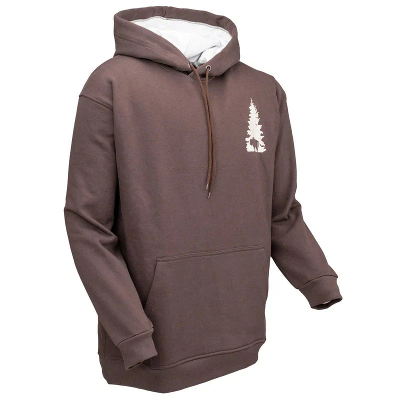 Outback Men's Wayne Long Sleeve Hoodie- Brown - Image 3