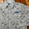 Panhandle Boy's 2 Pocket Long Sleeve Snap Shirt - Tan - Image 2
