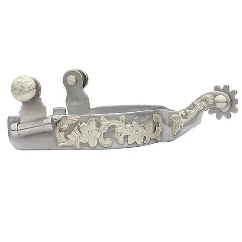 Professional's Choice Floral Shank 10 Point Rowel Spurs
