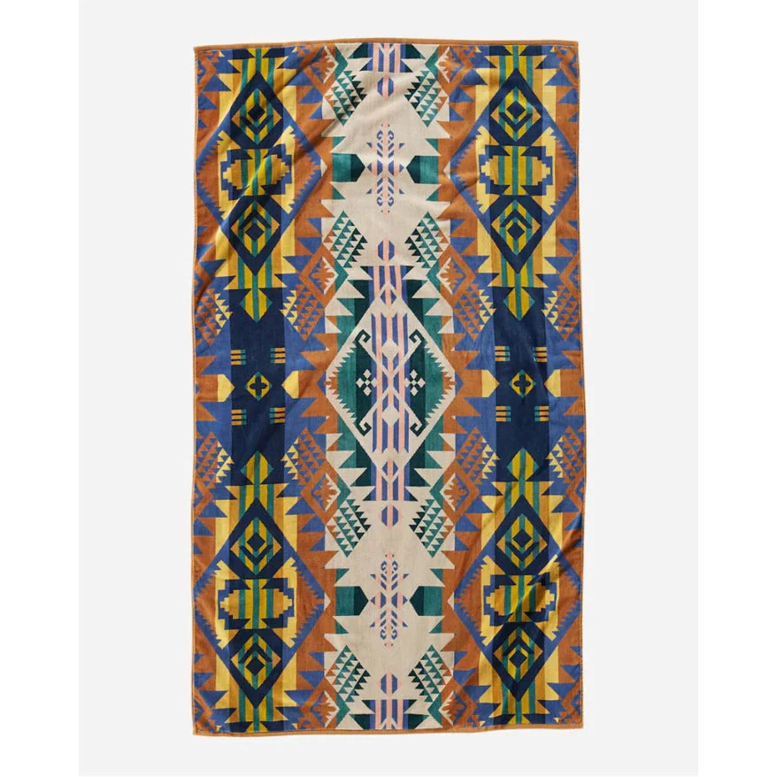 Pendleton Journey West Bright Spa Towel Red