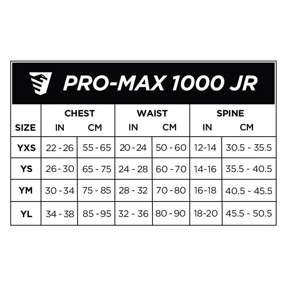 Phoenix Rodeo Pro-Max 1000 Jr. Vest - Black - Image 3