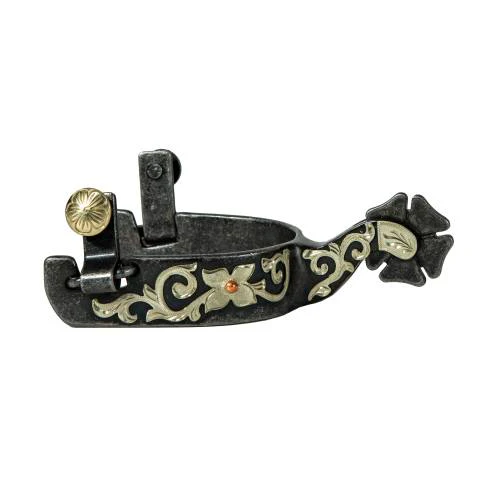 Professional Choice 1" Cloverleaf Rowel Silver Spur