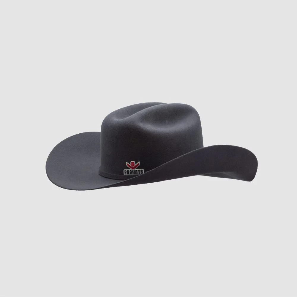 Prohat  Wool Felt Precreased Western Hat - Charcoal - Image 2