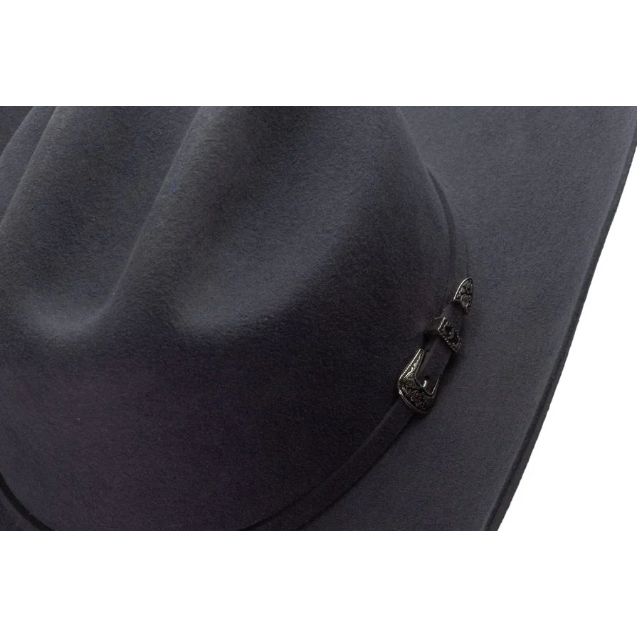 Prohat  Wool Felt Precreased Western Hat - Charcoal - Image 4