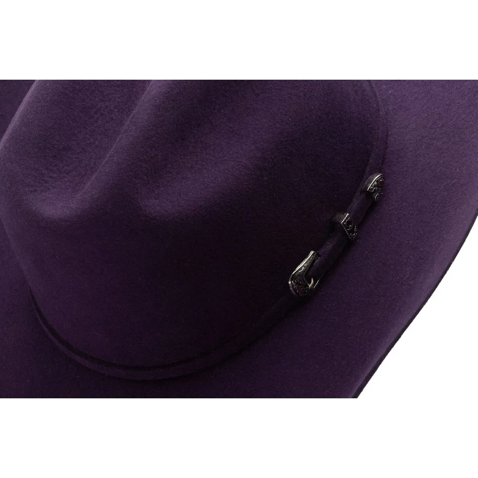 ProHat Wool Felt Precreased Western Hat - Cheyenne Grape - Image 4