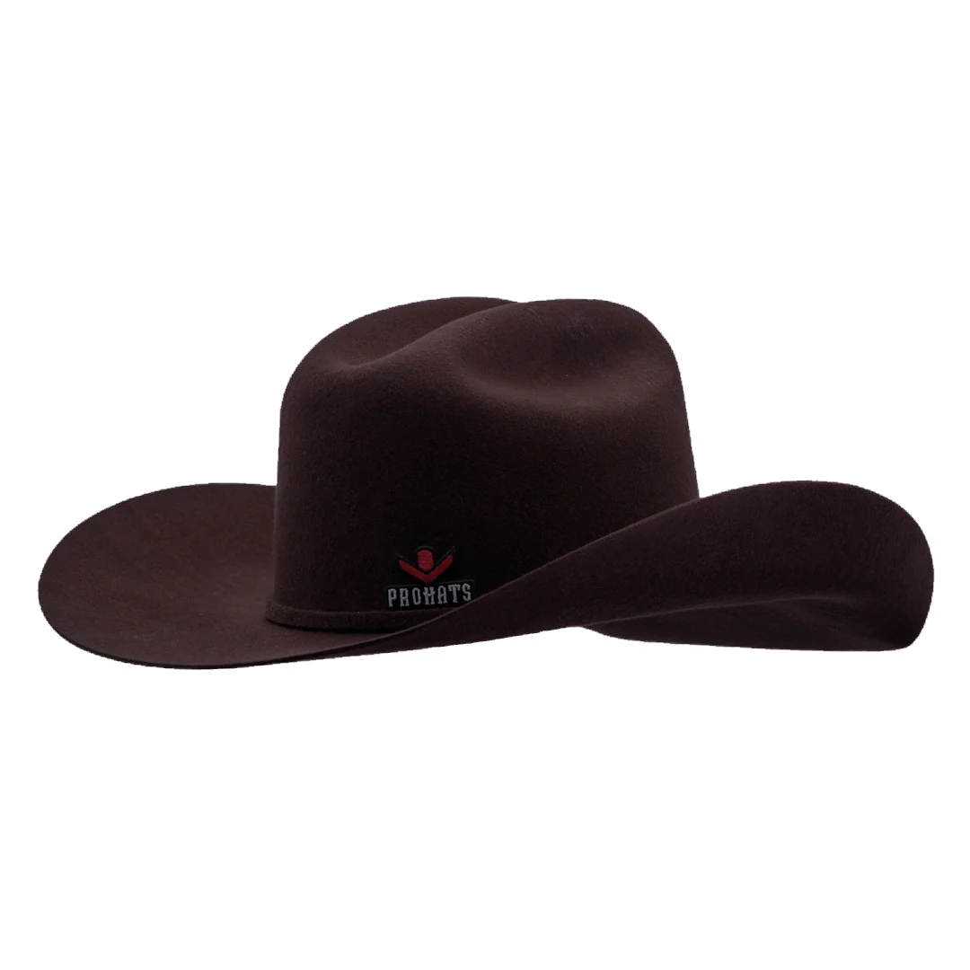 PROHATS Turquoise Series Precrease Chocolate Brown
