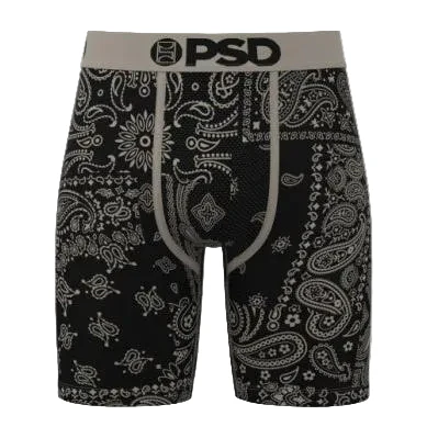 PSD Underwear Khaki Paisley Boxer Brief - Multi