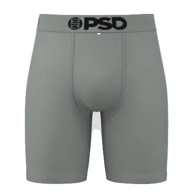 PSD Underwear Solid Boxer Brief - Grey