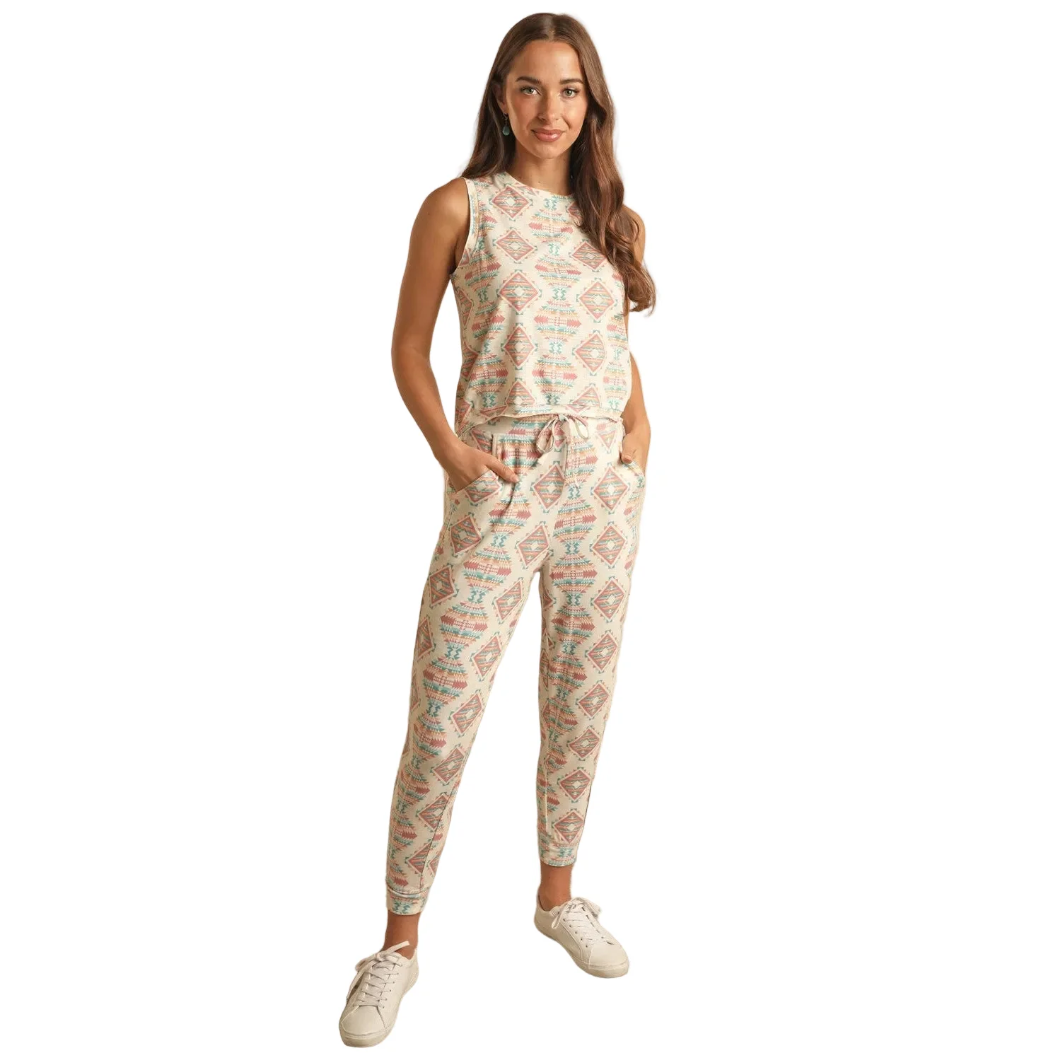 Range by RR Women's Medallion Stripe Joggers - Multi