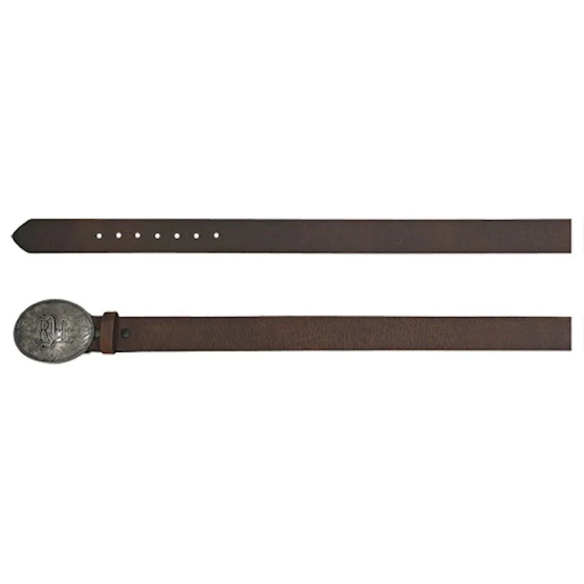 RDHC Boy's Logo Buckle Belt - Oiled Brown