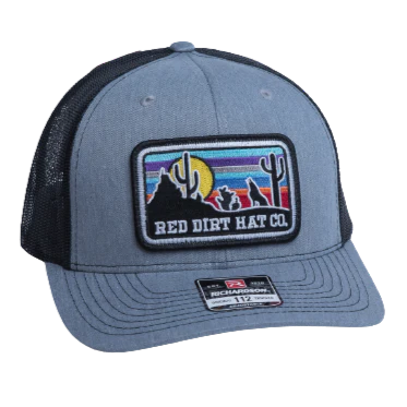 RDHC Faded Denim 5 Panel Mesh Snapback Cap - Navy/White