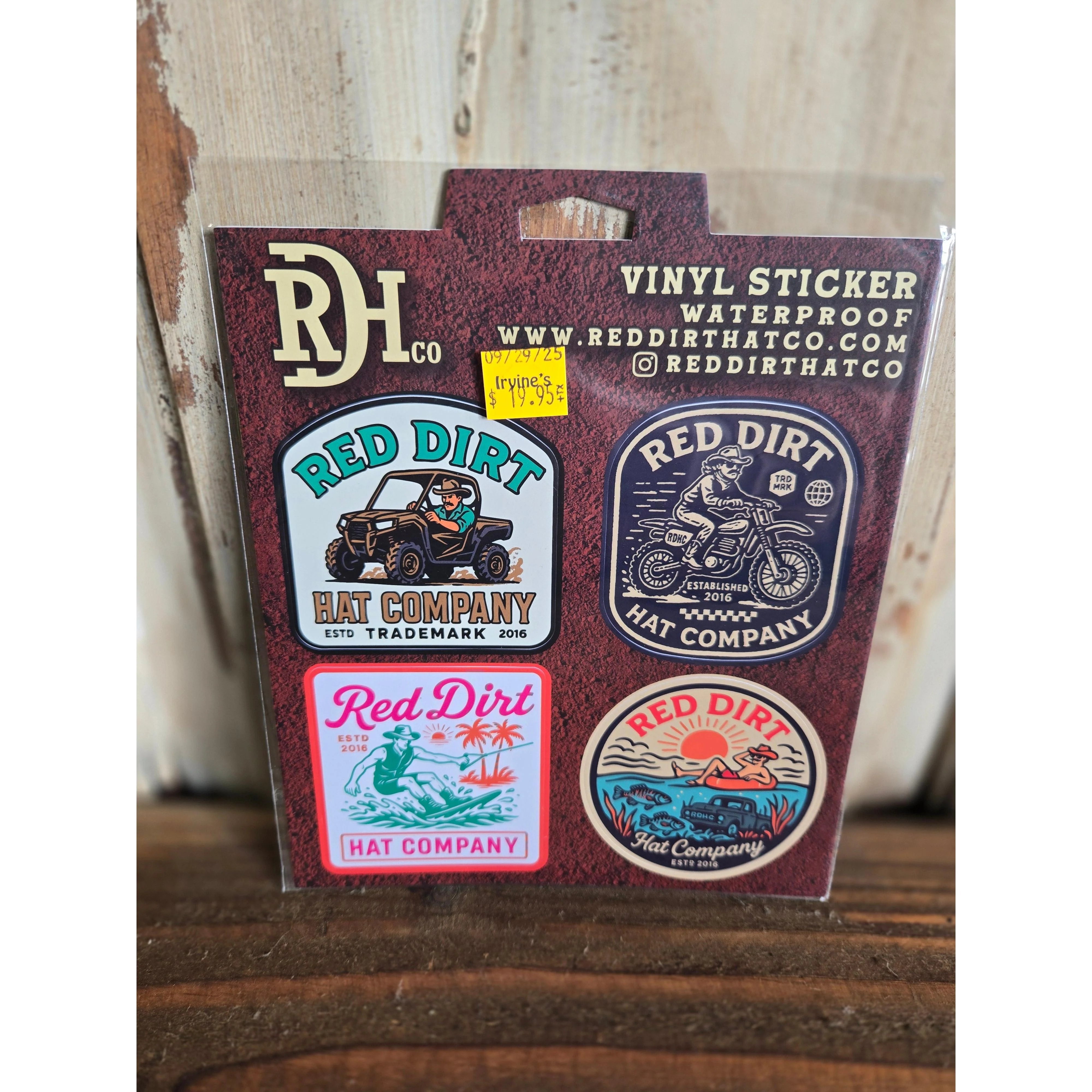 Red Dirt Hat Co Stickers - Image 3