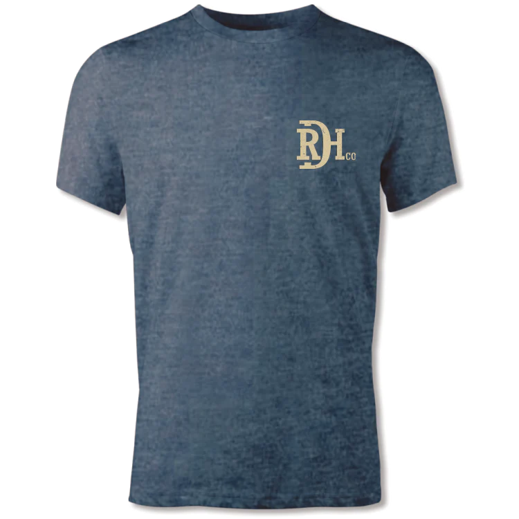 Red Dirt Hat Co. Unisex Pecos T-Shirt - Heather Slate - Image 2