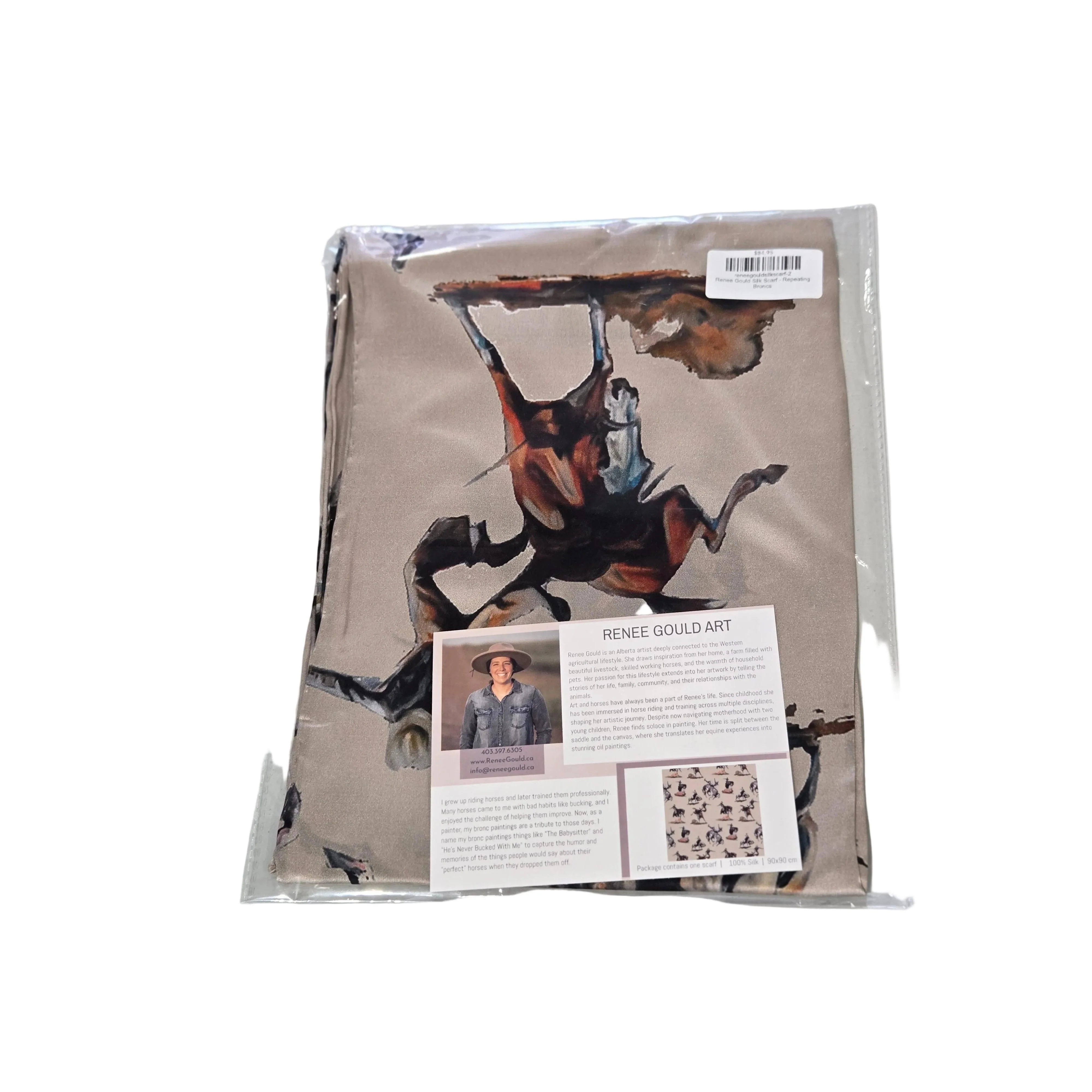 Renee Gould Silk Scarf - Image 6