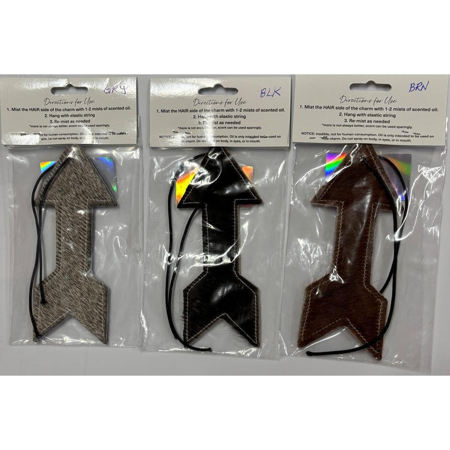 ReSCENTit Arrow Cowhide Car Charm Air Freshener - Multiple Colors - Image 2