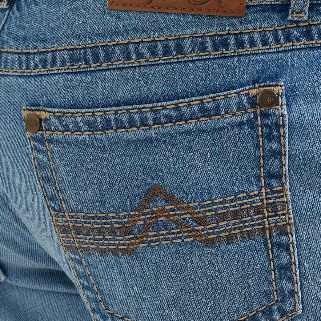 Wrangler Men's Rock 47 Slim Bootbut Jeans - Image 3