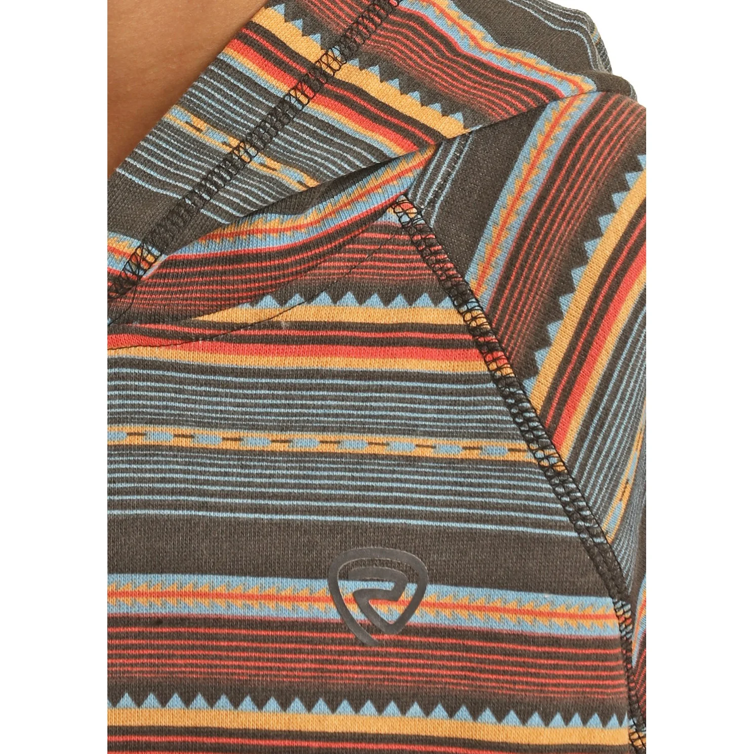 Rock & Roll Boy's Striped Hoodie - Multi - Image 2