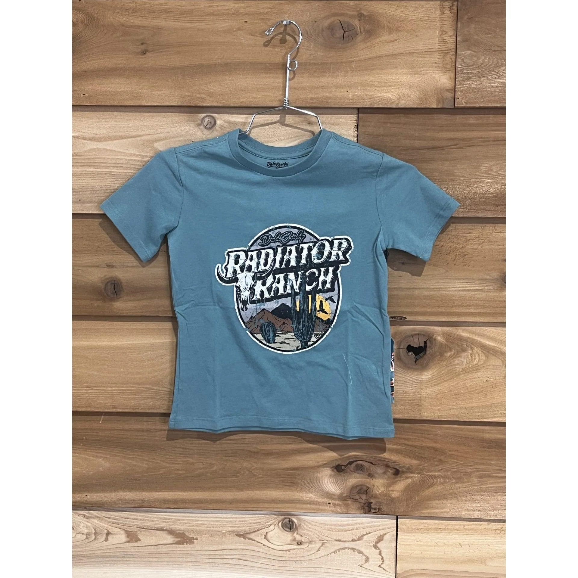 Rock & Roll Men's Dale Scenic Graphic Short Sleeve Tee Shirt-Teal
