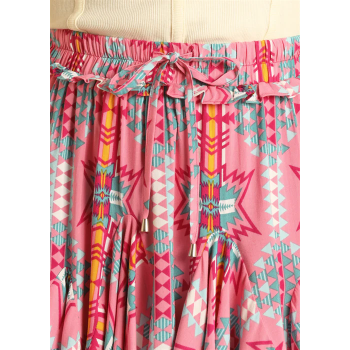 Rock & Roll Women's Godet Skirt - Hot Pink - Image 3