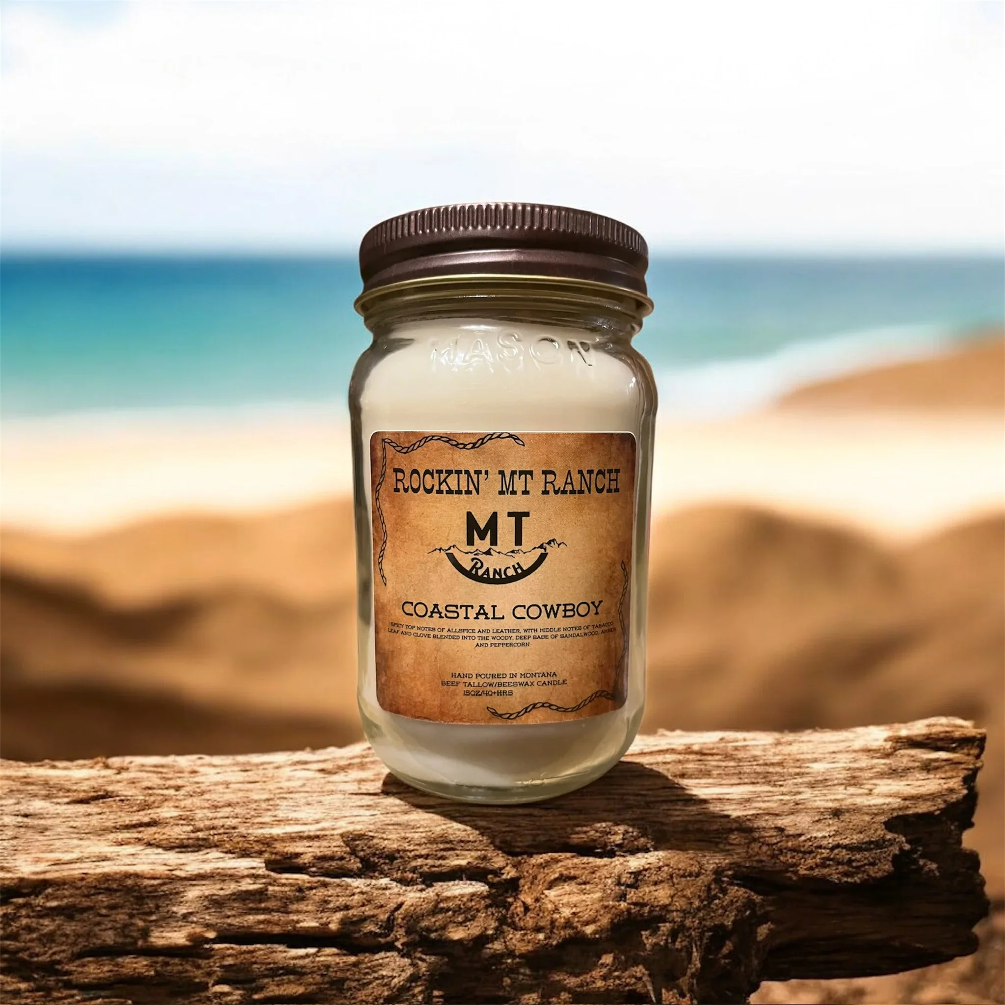 Rockin MT Ranch Tallow Ranch Candle- 16 ounce - Image 4