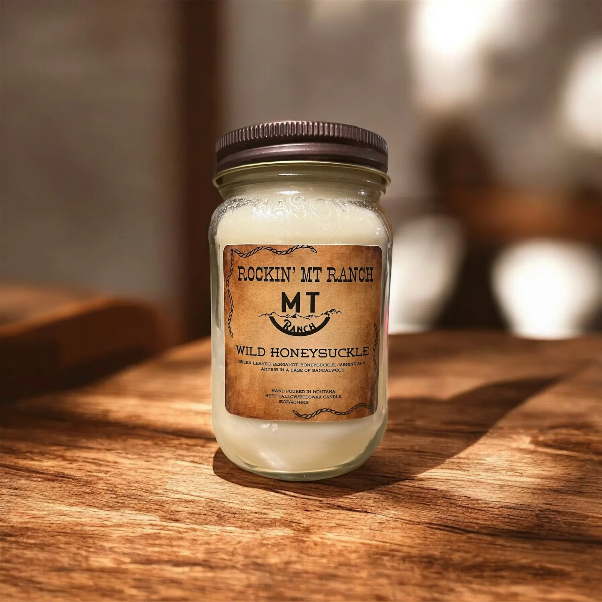 Rockin MT Ranch Tallow Ranch Candle- 16 ounce - Image 5