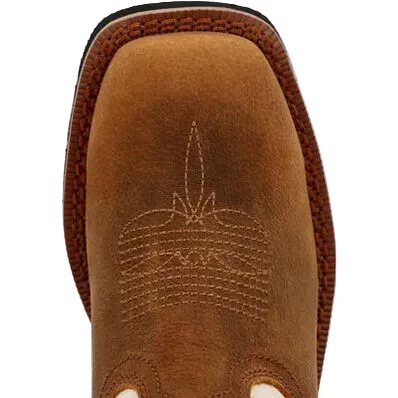 Rocky Kids 8" Monocrepe Western Boot - Brown/Bone - Image 5
